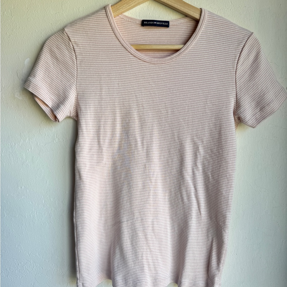 Women's Pink Ribbed Top
